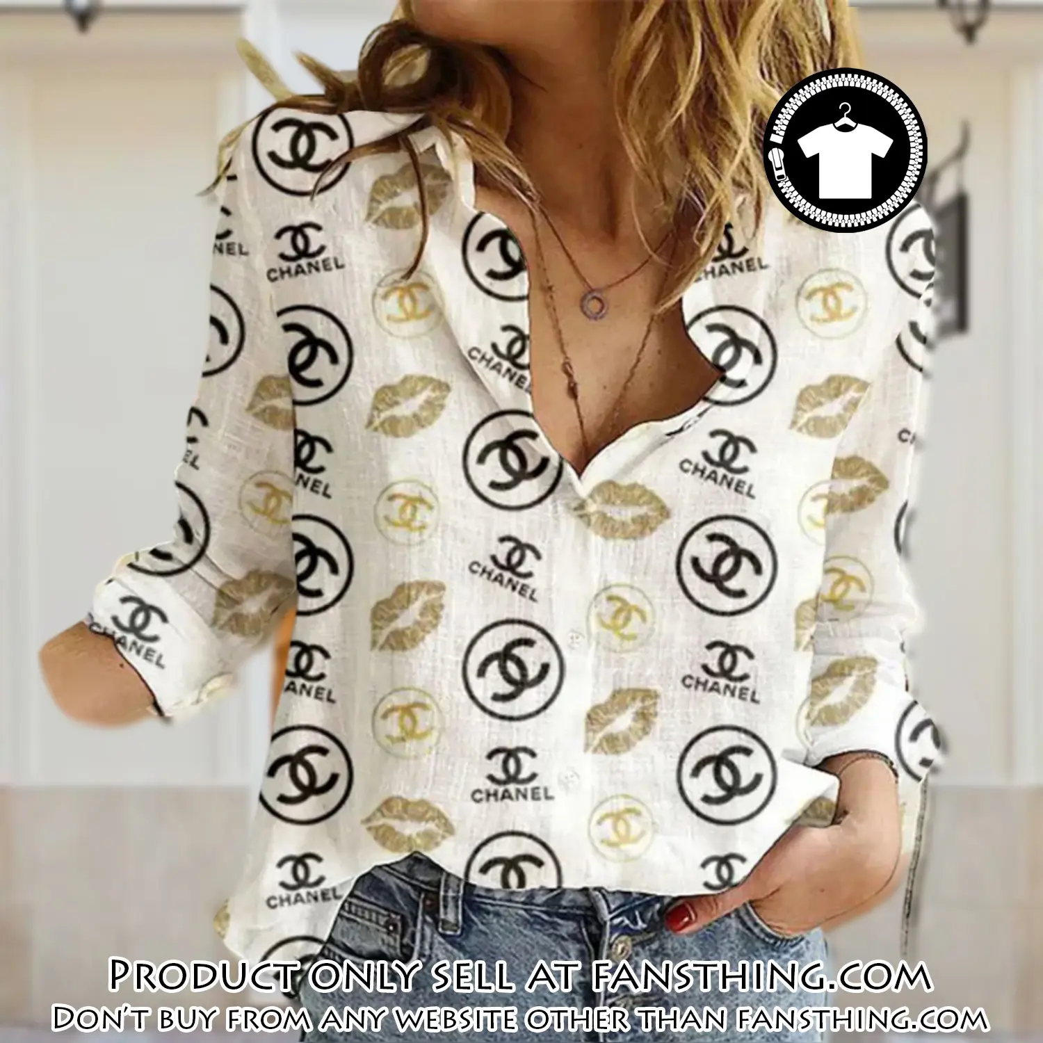 Chanel luxury women casual shirt linen shirt wcs1021 fst0250739